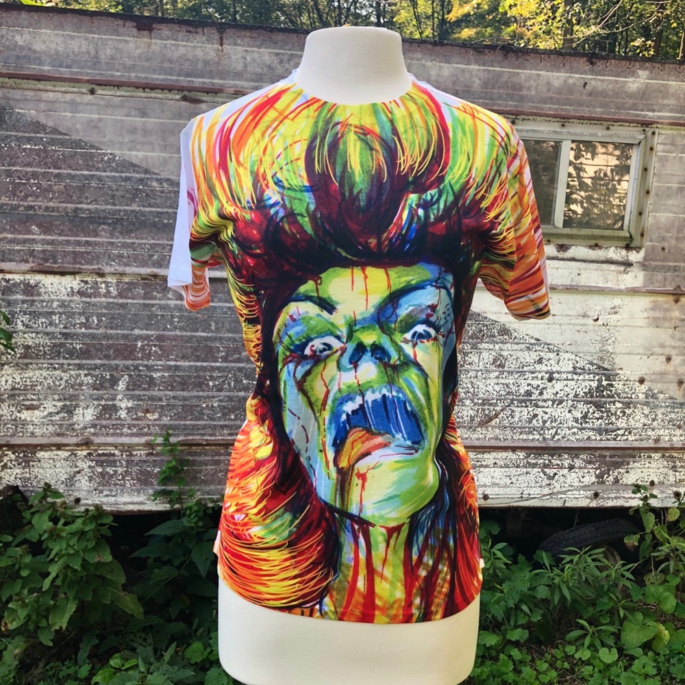 Colorful design all over print shirt by XNA.ART